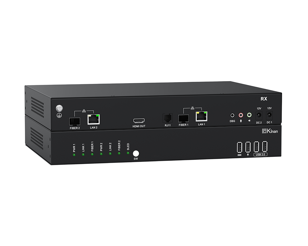 IP式HDMI KVM矩阵延长器双光口/双网口