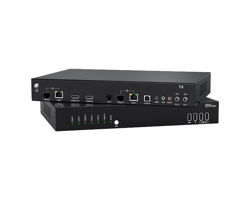 IP式HDMI KVM矩阵延长器双光口/双网口
